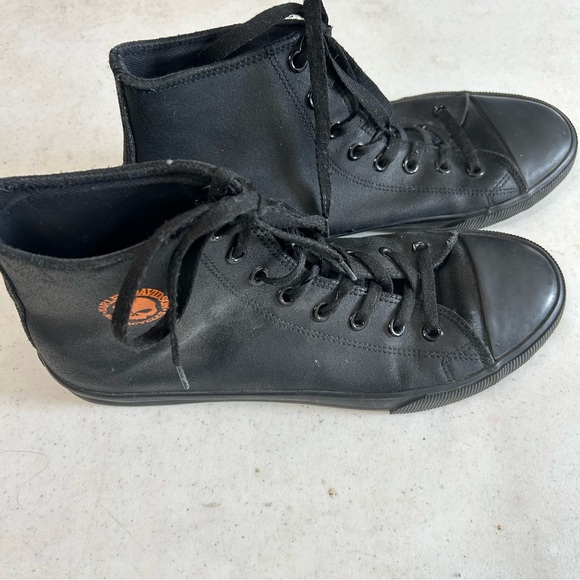 Harley Davidson Baxter High Top‎ Tennis Shoes Size 11 - Picture 7 of 10